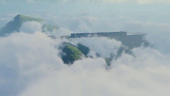 火车在云端铁路在群山之上