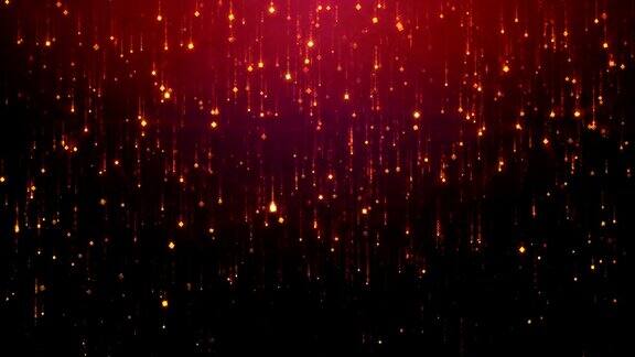 无缝抽象的下降火花雨魅力背景led屏幕