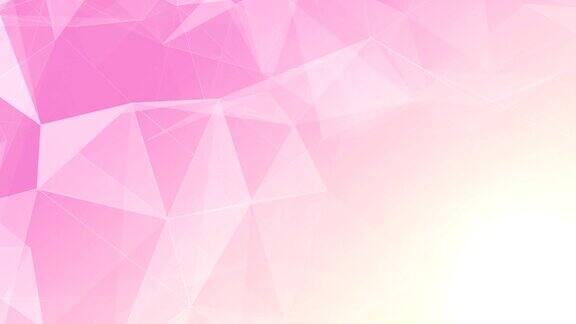 抽象几何三角形背景粉红色