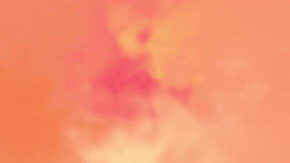 4k红橙黄橙霓虹渐变移动抽象模糊背景