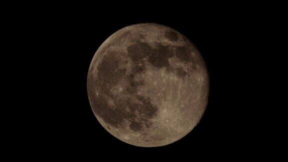 这是月球的特写
