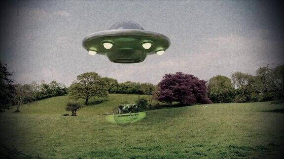 UFO外星人绑架牛UFO不明飞行物外星人近距离遭遇4k