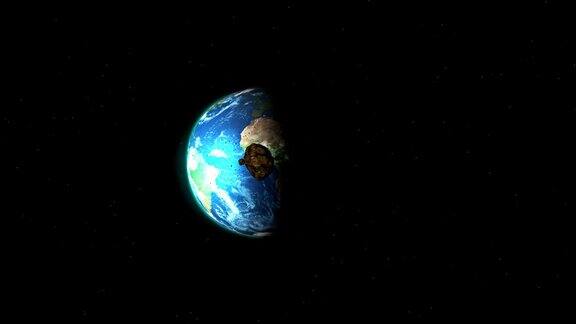小行星冲向地球