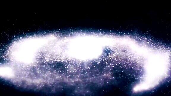 太空动画背景与星云星星银河系银河系和星云动画银河蓝在太空