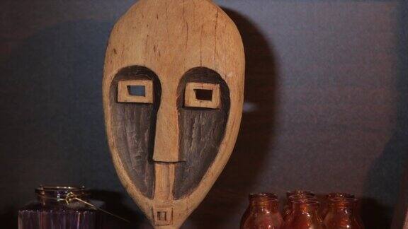 木雕面具