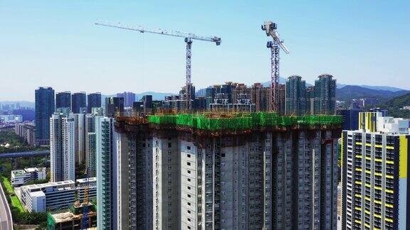 香港的建筑工地