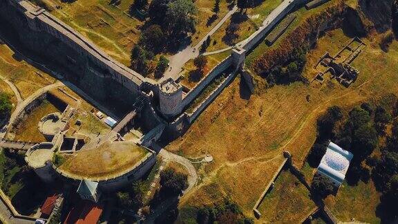 贝尔格莱德要塞的东正教教堂贝尔格莱德全景