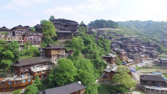 贵州西乡千湖庙村地标4k