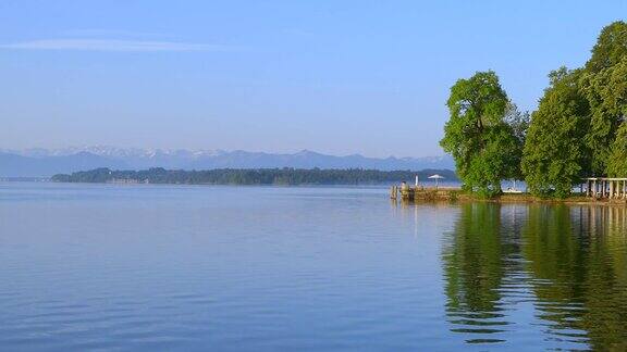 德国巴伐利亚州Tutzing的Starnberg湖