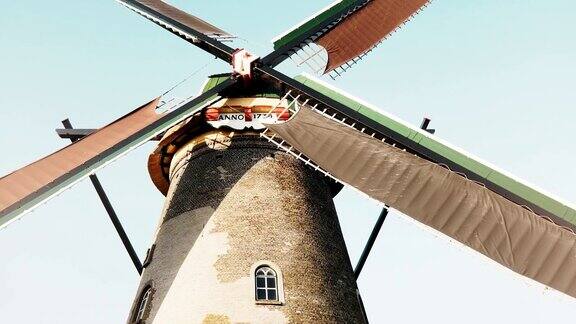 农村的老风车