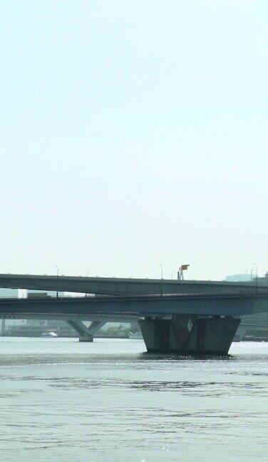 桥梁与阳光Harumi-Ohashi(桥)