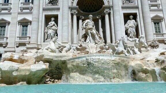 意大利罗马的特莱维喷泉