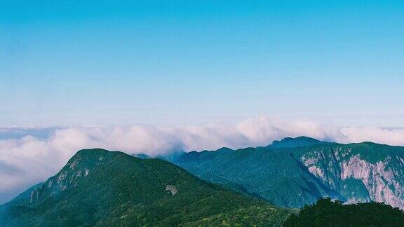 广西桂林的云与日落的景色
