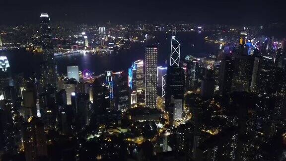 香港夜景的香港太平山顶