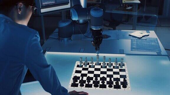 日本开发工程师与人工智能下棋