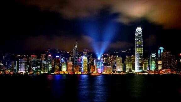 香港的夜晚风景