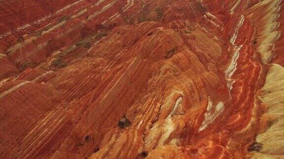 张掖国家地质公园五颜六色的丹霞岩层