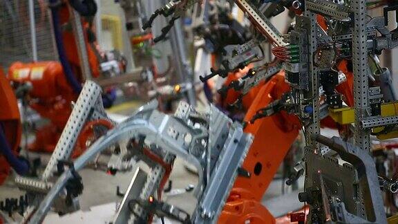 机器人组装车身