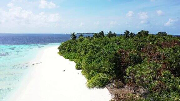 马尔代夫群岛鸟瞰图