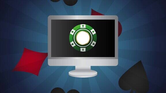 扑克在线游戏高清动画