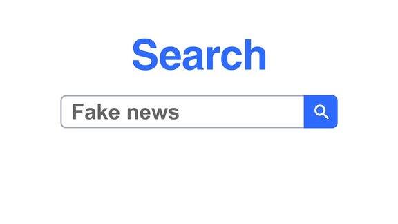 网页浏览器或网页与搜索框输入虚假新闻互联网搜索