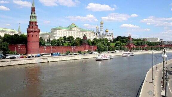 俄罗斯莫斯科建筑和地标莫斯科城市景观