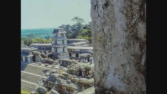 1978年的墨西哥70年代的乌斯马尔考古遗址
