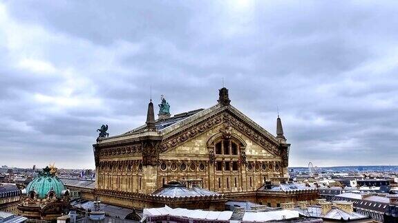 巴黎老加尼埃歌剧院城市景观