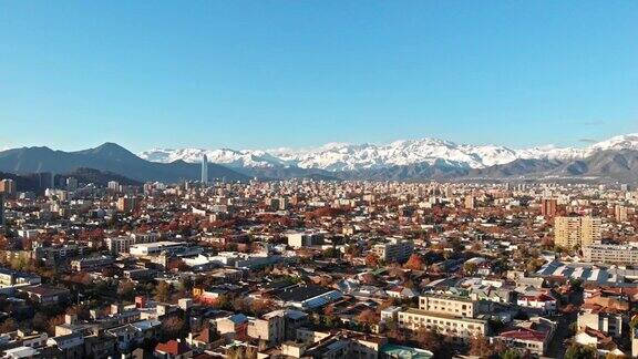 智利圣地亚哥在冬天