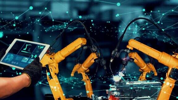 智能工业机器人手臂现代化的创新工厂技术