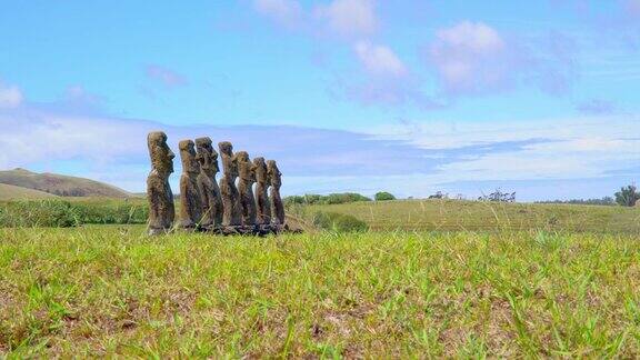 智利东岛的雕像