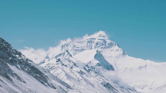 喜马拉雅山的延时摄影