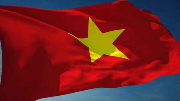 4K越南国旗-可循环