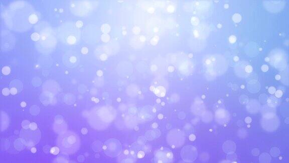 紫蓝色背景与移动粒子灯