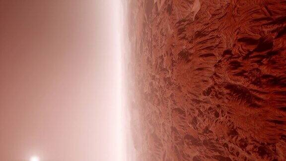 火星表面特写
