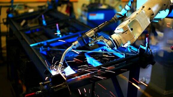 工业机器人机械臂焊接