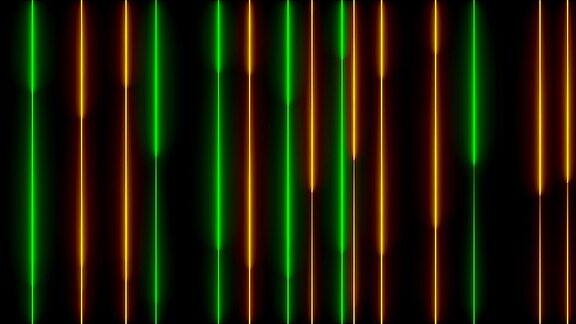 许多垂直霓虹照明线抽象的电脑生成背景3D渲染