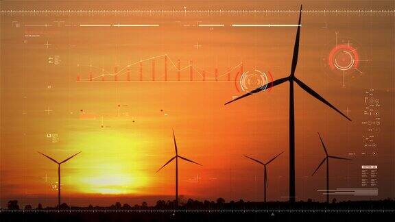 风力涡轮机数据分析动画