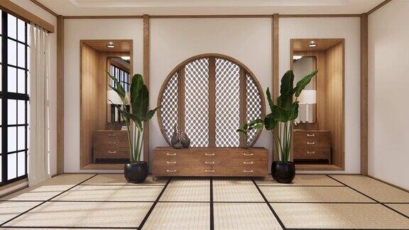 日式禅宗风格极简房间设计