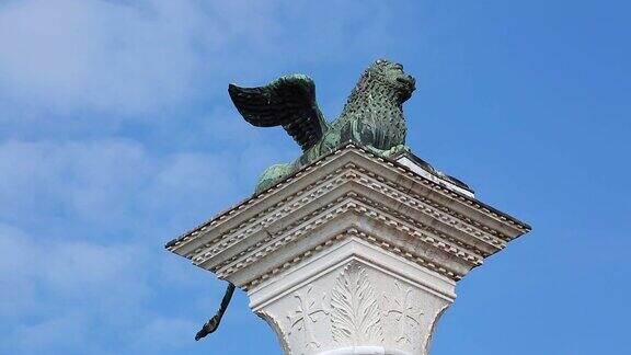 意大利威尼斯的圣马克飞狮