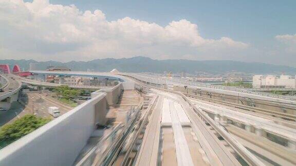 延时:在日本关西神户乘坐单轨列车