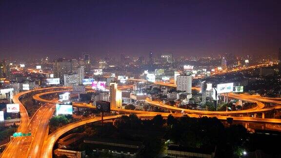 泰国曼谷的城市景观全景