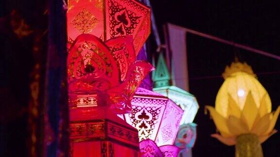 元宵节或宜鹏节或中国新年在泰国的兰汶