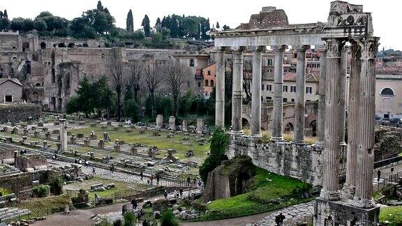 罗马意大利罗马广场和他的遗迹