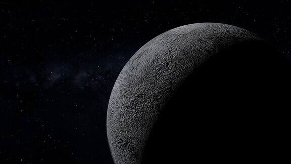 太空矮行星3DCG数字动画动态图形