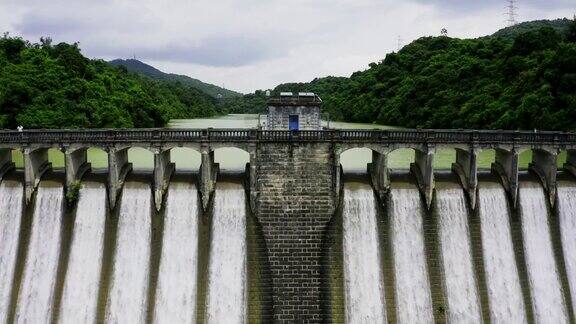 鸟瞰金山郊野公园九龙水塘