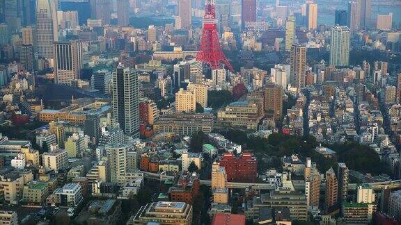 东京塔日本的地标4K