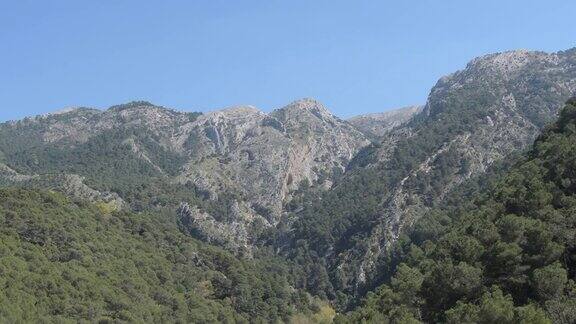阿尔卡扎自然公园的山脉阿尔考辛西班牙