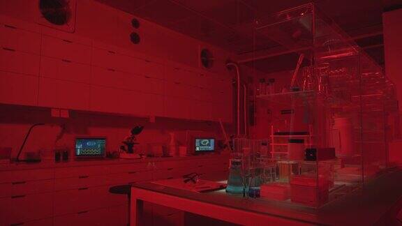 现代实验室的红色警报