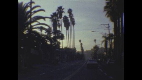 1974年美国洛杉矶棕榈街